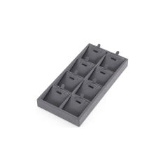 Yinbeini Ring Earring  Bracelet Necklace Display Case with Cover Tray Drawer Jewelry Storage Tray Microfiber Jewelry Organizer P013