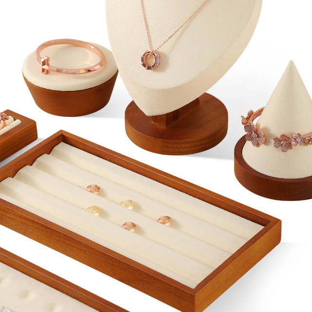 Yinbeini Solid wood bare diamond storage tray beads  pallet jewelry tray jewelry display tray beaded tray P023