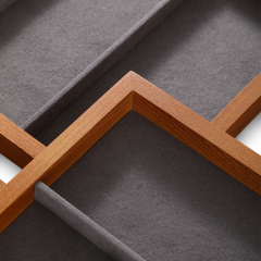 Yinbeini Jewelry tray storage solid wood yellow wood bracelet earrings ring bracelet necklace display tray jewelry display wooden tray P026