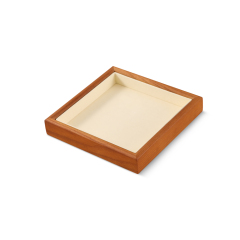 Yinbeini Jewelry storage tray jewelry display pallet empty ring tray pendant tray bracelet bracelet arc solid wood jewelry display tray P027