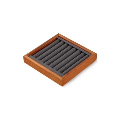 Yinbeini Jewelry storage tray jewelry display pallet empty ring tray pendant tray bracelet bracelet arc solid wood jewelry display tray P027
