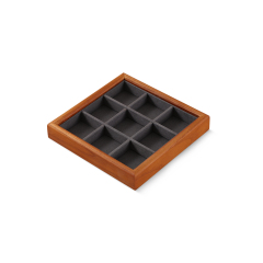 Yinbeini Jewelry storage tray jewelry display pallet empty ring tray pendant tray bracelet bracelet arc solid wood jewelry display tray P027