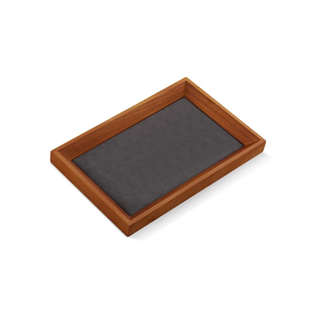 Yinbeini Jewelry storage tray jewelry display pallet flat tray inclined solid wood bracelet bracelet ring necklace jewelry display tray P029