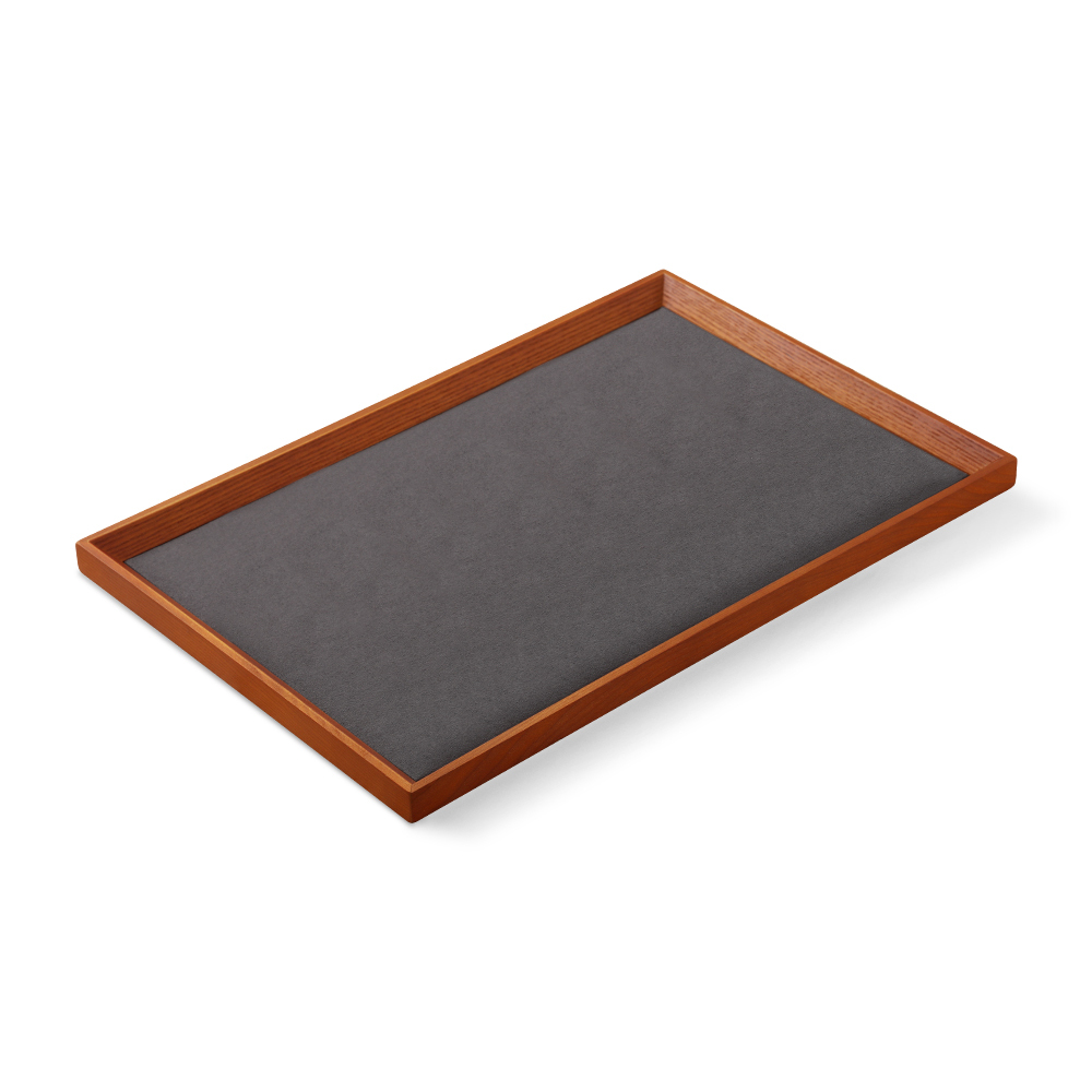 Yinbeini Jewelry storage tray jewelry display pallet flat tray inclined solid wood bracelet bracelet ring necklace jewelry display tray P029