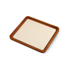Yinbeini arc solid wood jewelry storage tray bracelet ring necklace jewelry display tray Jewelry display flat pallet P030