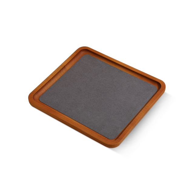 Yinbeini arc solid wood jewelry storage tray bracelet ring necklace jewelry display tray Jewelry display flat pallet P030