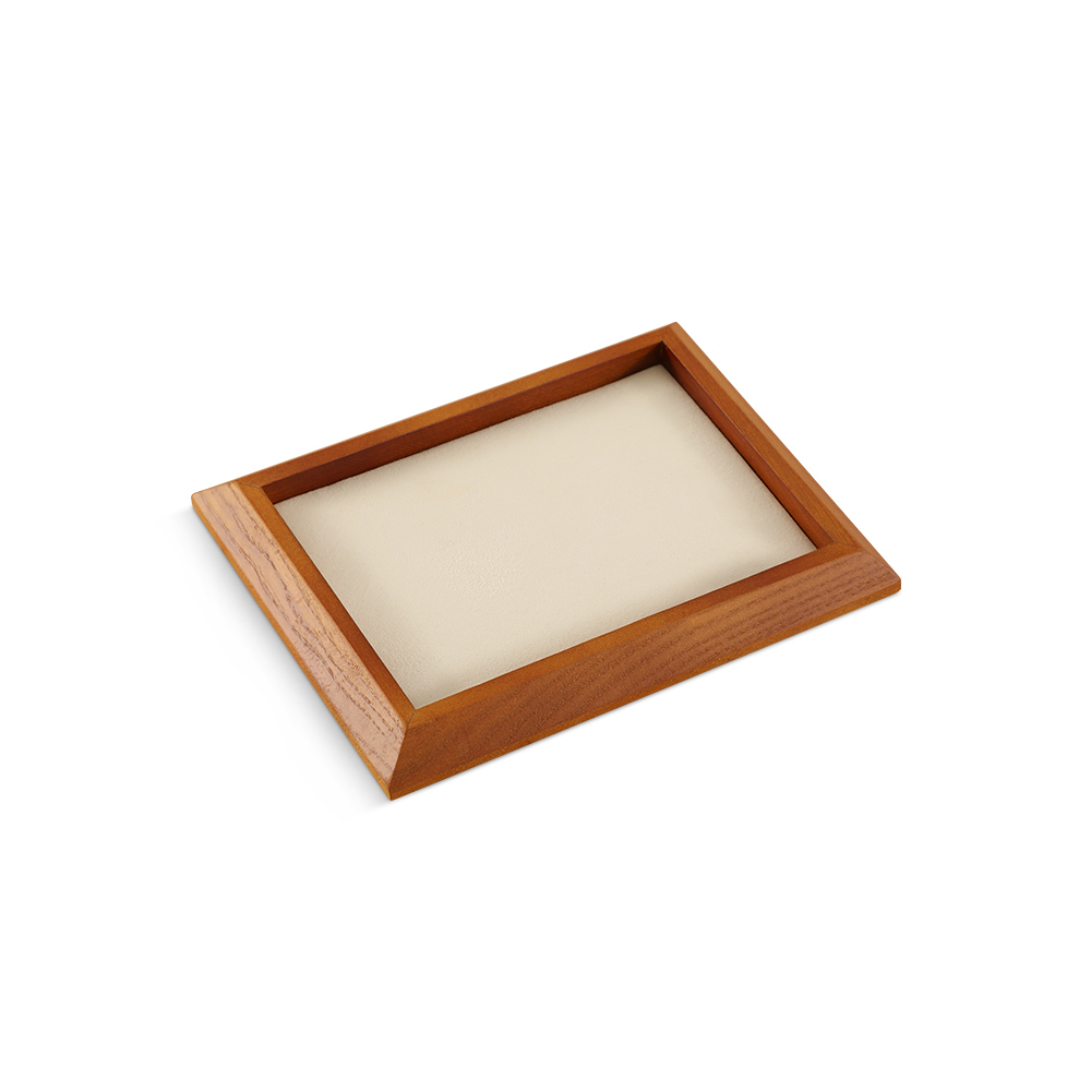Yinbeini Jewelry display pallet flat tray inclined solid wood bracelet bracelet ring necklace jewelry display tray jewelry storage tray P032
