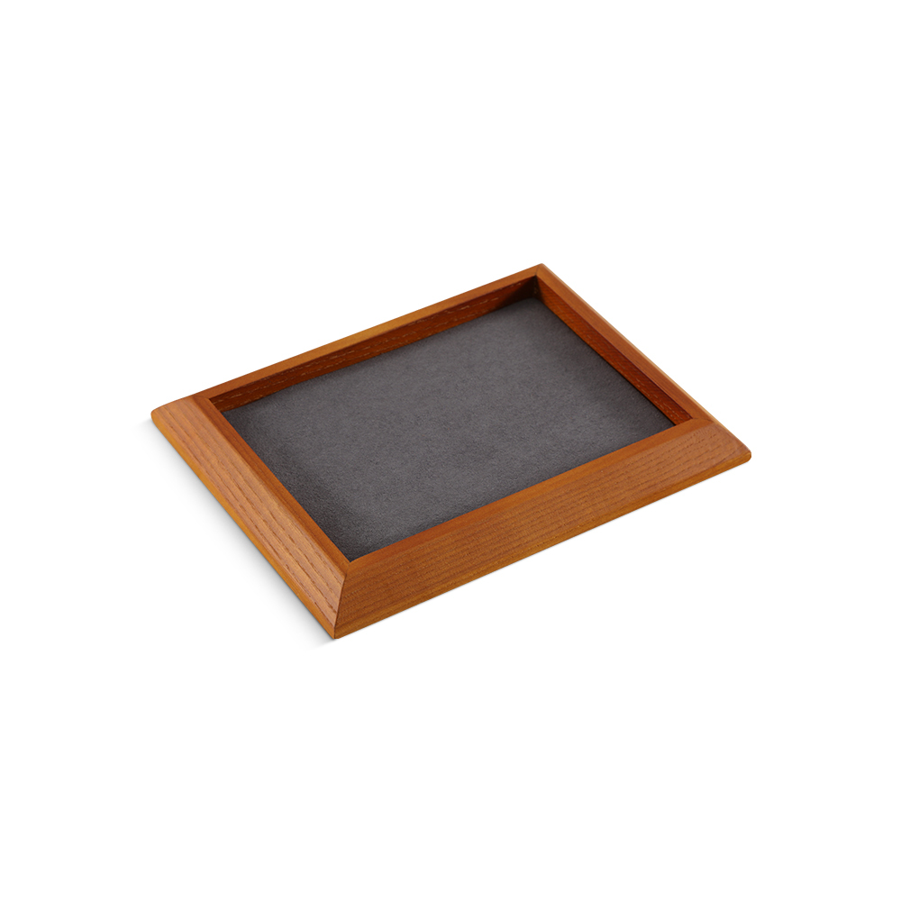 Yinbeini Jewelry display pallet flat tray inclined solid wood bracelet bracelet ring necklace jewelry display tray jewelry storage tray P032