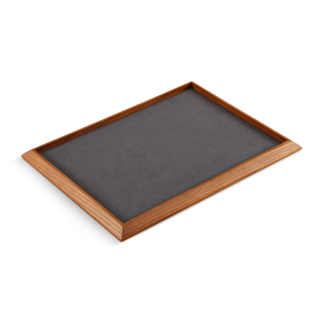 Yinbeini Jewelry display pallet flat tray inclined solid wood bracelet bracelet ring necklace jewelry display tray jewelry storage tray P032