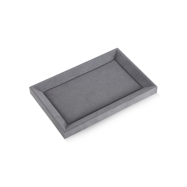 Yinbeini Ring Earrings Chain Bracelet Necklace Storage Tray Microfiber Jewelry Display plat tray Watch Pendant Organizer Tray P034