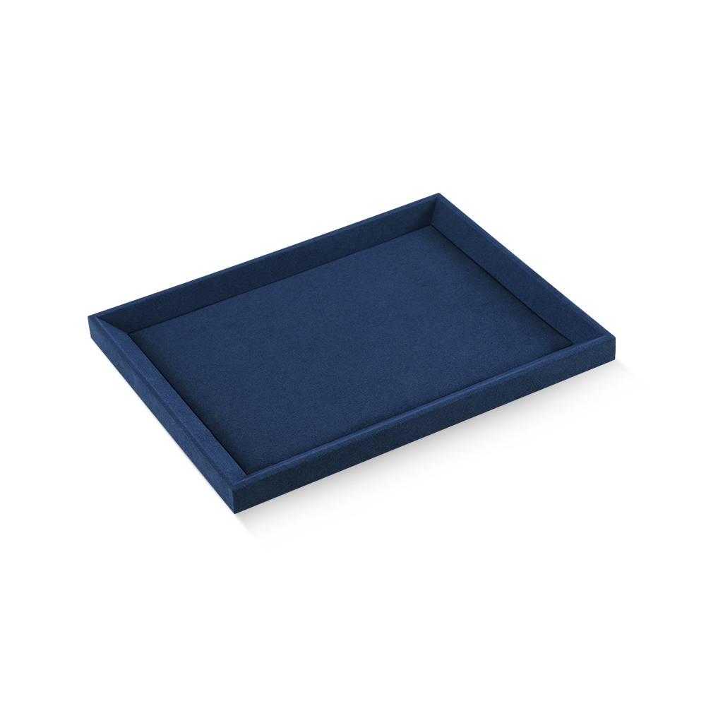 Yinbeini Ring Earrings Chain Bracelet Necklace Storage Tray Microfiber Jewelry Display plat tray Watch Pendant Organizer Tray P034