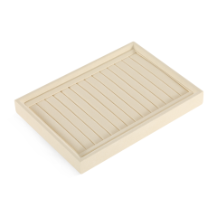 Yinbeini Microfiber Stackable Ring Earring Bracelet Necklace Display Tray Jewelry flat tray Storage Dresser Drawer Organizer P042