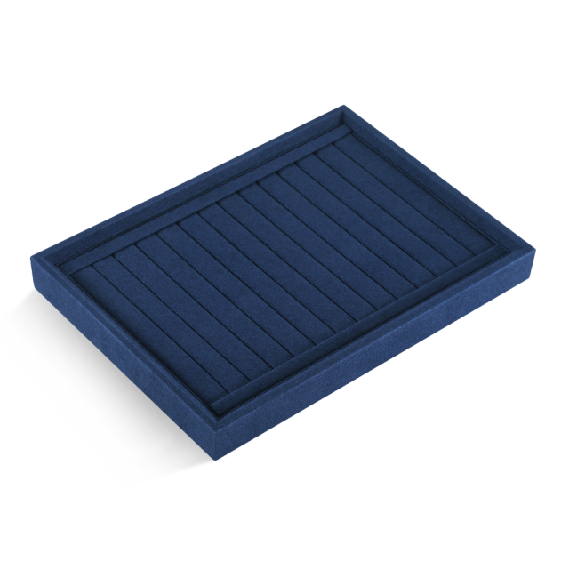 Yinbeini Microfiber Stackable Ring Earring Bracelet Necklace Display Tray Jewelry flat tray Storage Dresser Drawer Organizer P042