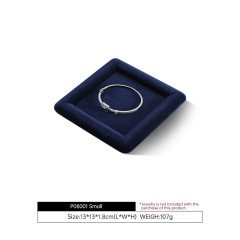 Yinbeini High Quality Flocked Velvet Jewelry Tray Anti Scratch Protection Design for Delicate Accessories Great for Craft Fair and Pop Up Shop Display P078