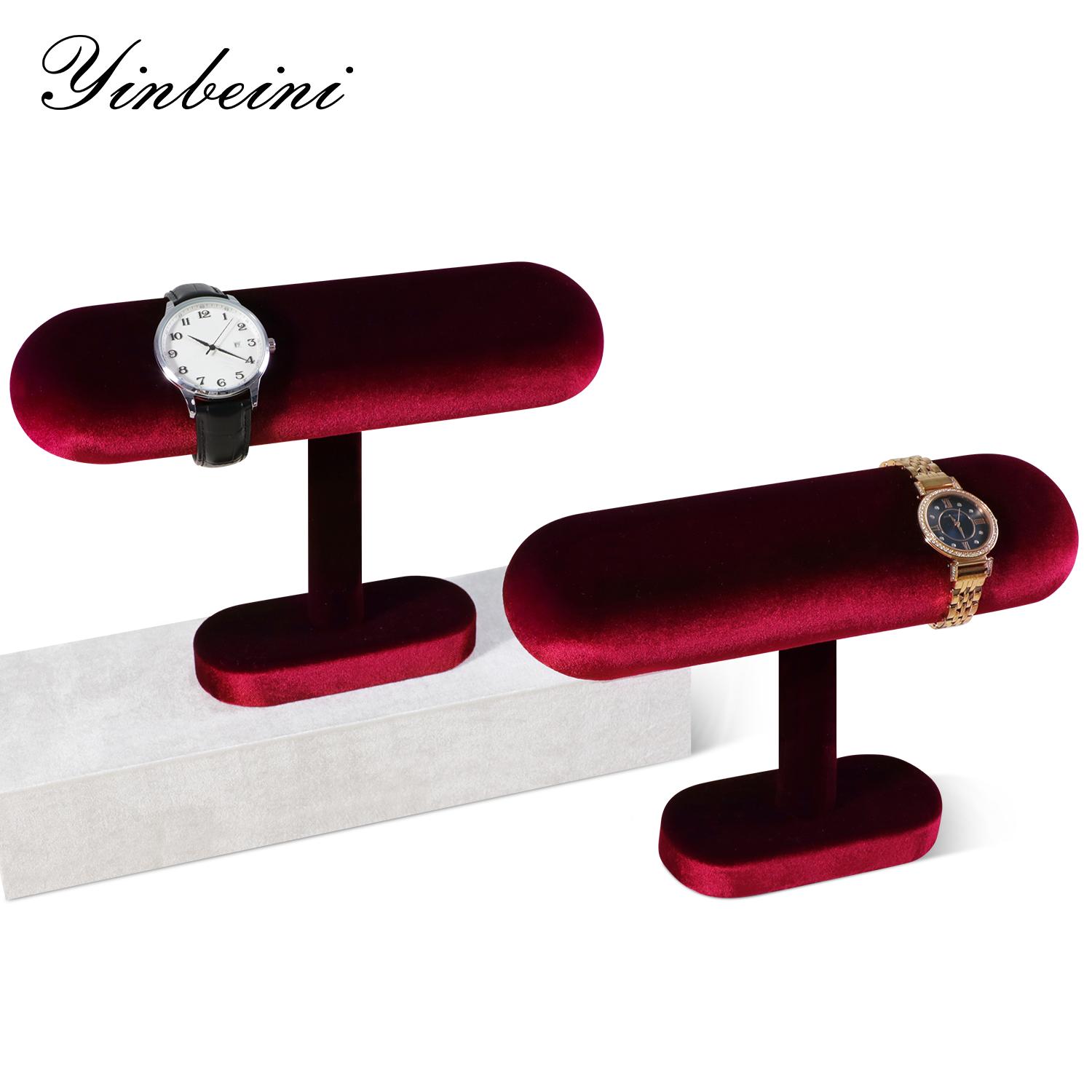 Yinbeini Velvet Watch Display Stand Jewelry  Storage Rack Watch Storage Stand jeweler counter jewelry counter TB002