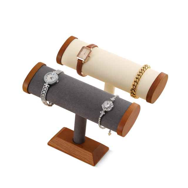 Yinbeini Solid wood suede metal jewelry rack bracelet display bracelet rack jewelry display rack watch display rack jeweler counter jewelry counter
