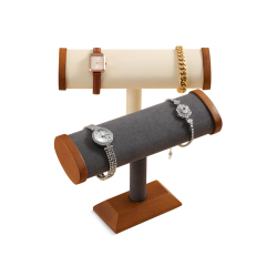 Yinbeini Solid wood suede metal jewelry rack bracelet display bracelet rack jewelry display rack watch display rack jeweler counter jewelry counter