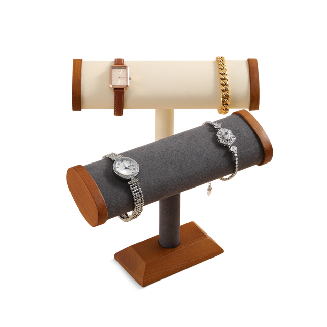Yinbeini Solid wood suede metal jewelry rack bracelet display bracelet rack jewelry display rack watch display rack jeweler counter jewelry counter