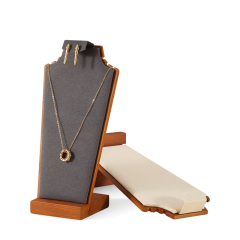 Yinbeini Solid Wooden Necklace Mannequin Stand Earrings Holder Pendant Display Rack Jewelry Organizer jeweler counter jewelry counter