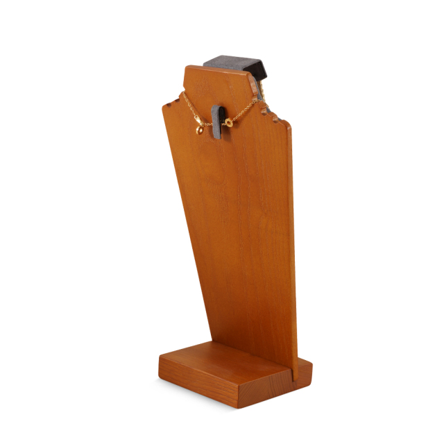 Yinbeini Solid Wooden Necklace Mannequin Stand Earrings Holder Pendant Display Rack Jewelry Organizer jeweler counter jewelry counter