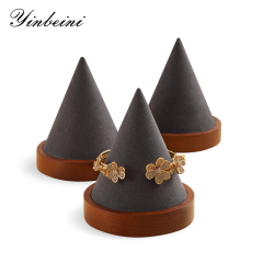 Yinbeini solid wooden Jewelry display props bracelet display stand  jewelry display stand cone bracelet display stand jeweler counter jewelry counter