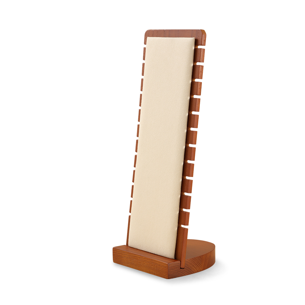 Yinbeini Necklace display rack clavicle chain jewelry rack necklace display props solid wood vertical display rack jeweler counter jewelry counter
