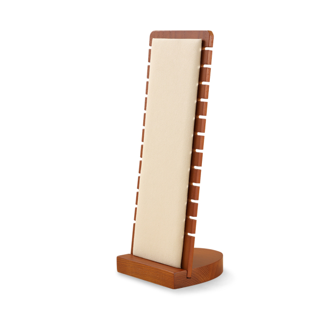 Yinbeini Necklace display rack clavicle chain jewelry rack necklace display props solid wood vertical display rack jeweler counter jewelry counter