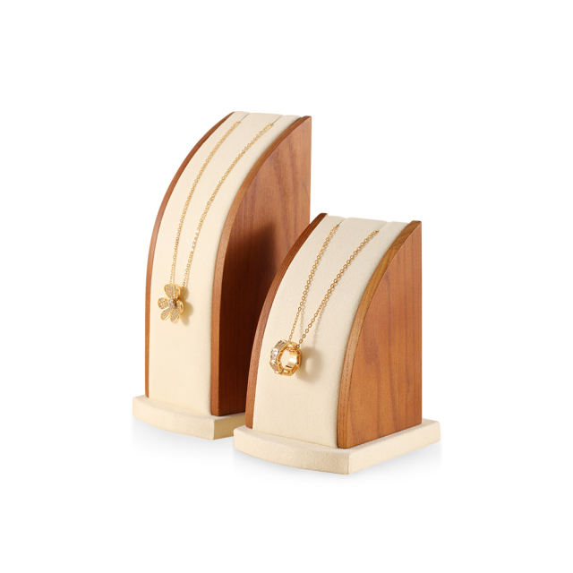 Yinbeini solid wood jewelry counter display props necklace display rack jewelry display table pendant display rack jeweler counter jewelry counter