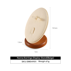 Yinbeini Premium Solid Wood Jewelry Display Set for Earring Ring Pendant Jewelry for Luxury Boutiques SM049