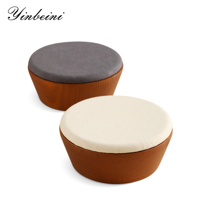 Yinbeini Wooden Bracelet Display Stand Bangle Storage Holder with Microfiber Table Top Display Jewelry Organizer SM057