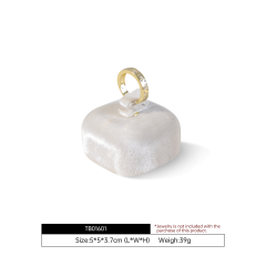 Yinbeini Velvet Jewelry Display Kit High-Quality Earring Ring Display Stand for Craft Fairs and Pop Up Shops Portable and Lightweight TB011