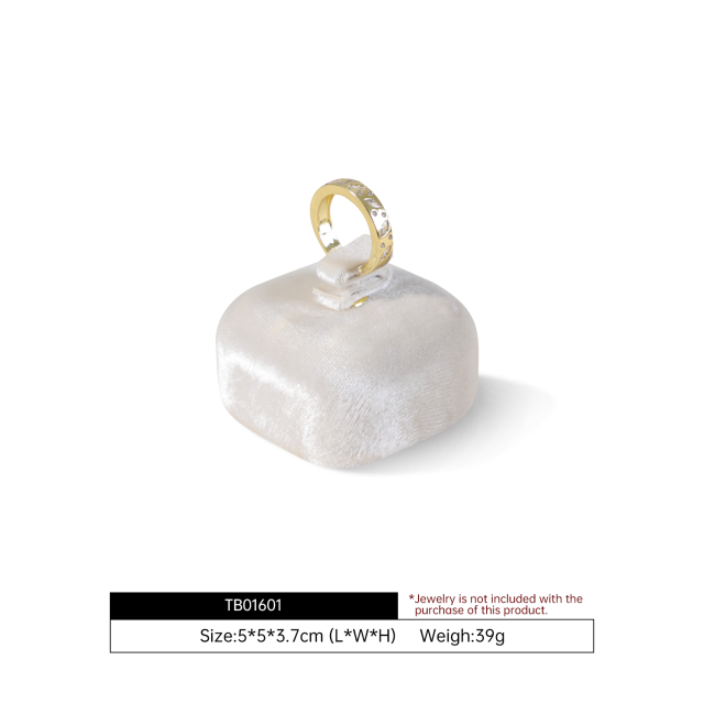 Yinbeini Velvet Jewelry Display Kit High-Quality Earring Ring Display Stand for Craft Fairs and Pop Up Shops Portable and Lightweight TB011