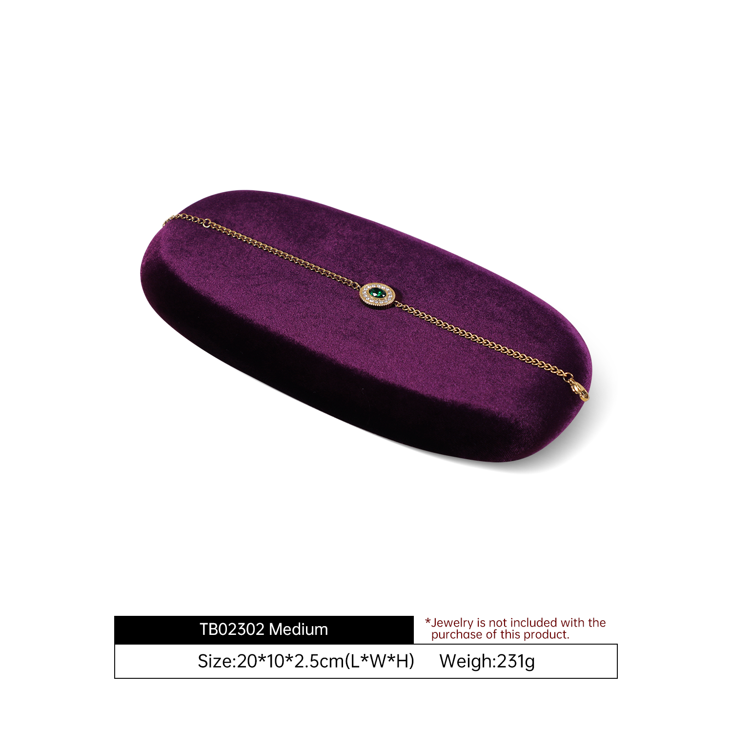 Yinbeini Velvet Irregular Ring Bracelet Necklace Jewelry Display Props Soft Plush Surface to Highlight Jewelry Details TB023