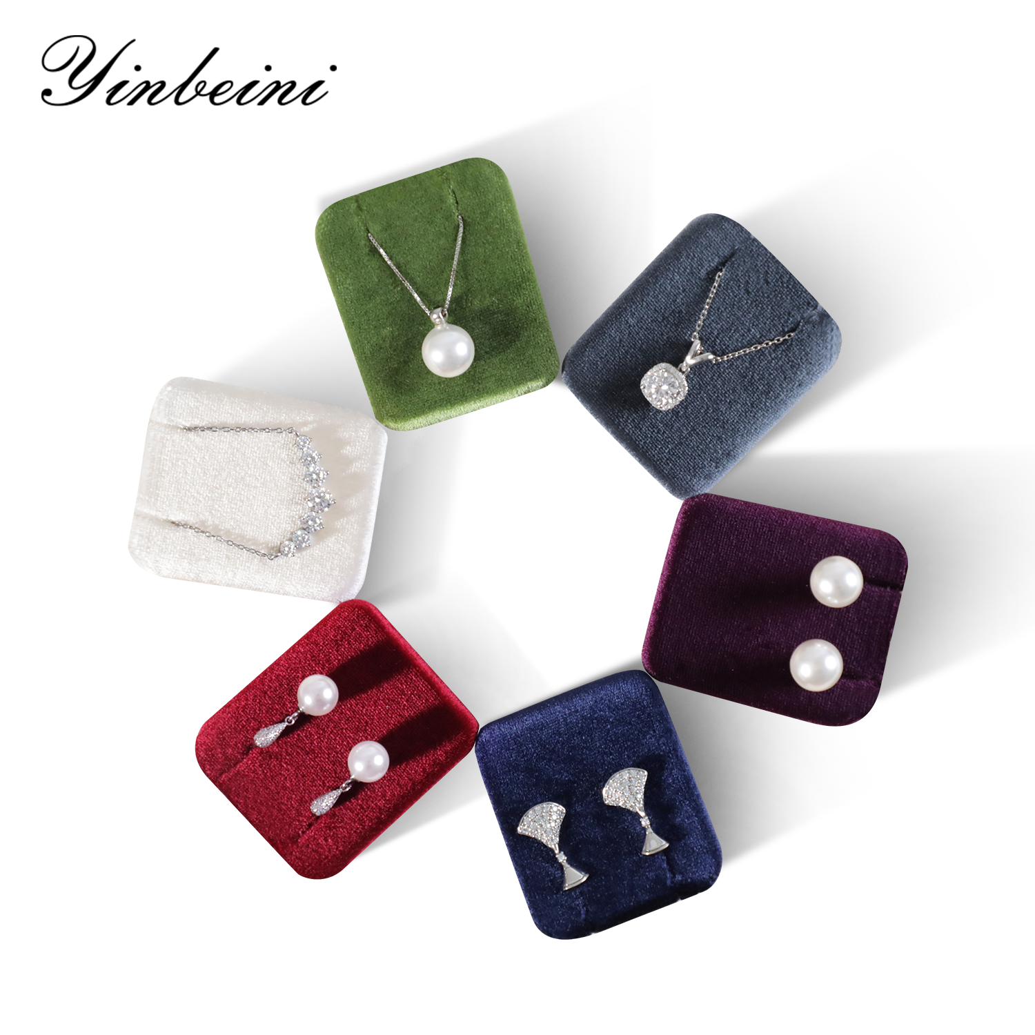 Yinbeini High-End Velvet Pendant Necklace Display Stand Jewelry Display Props Jewelry Display Stand TB030