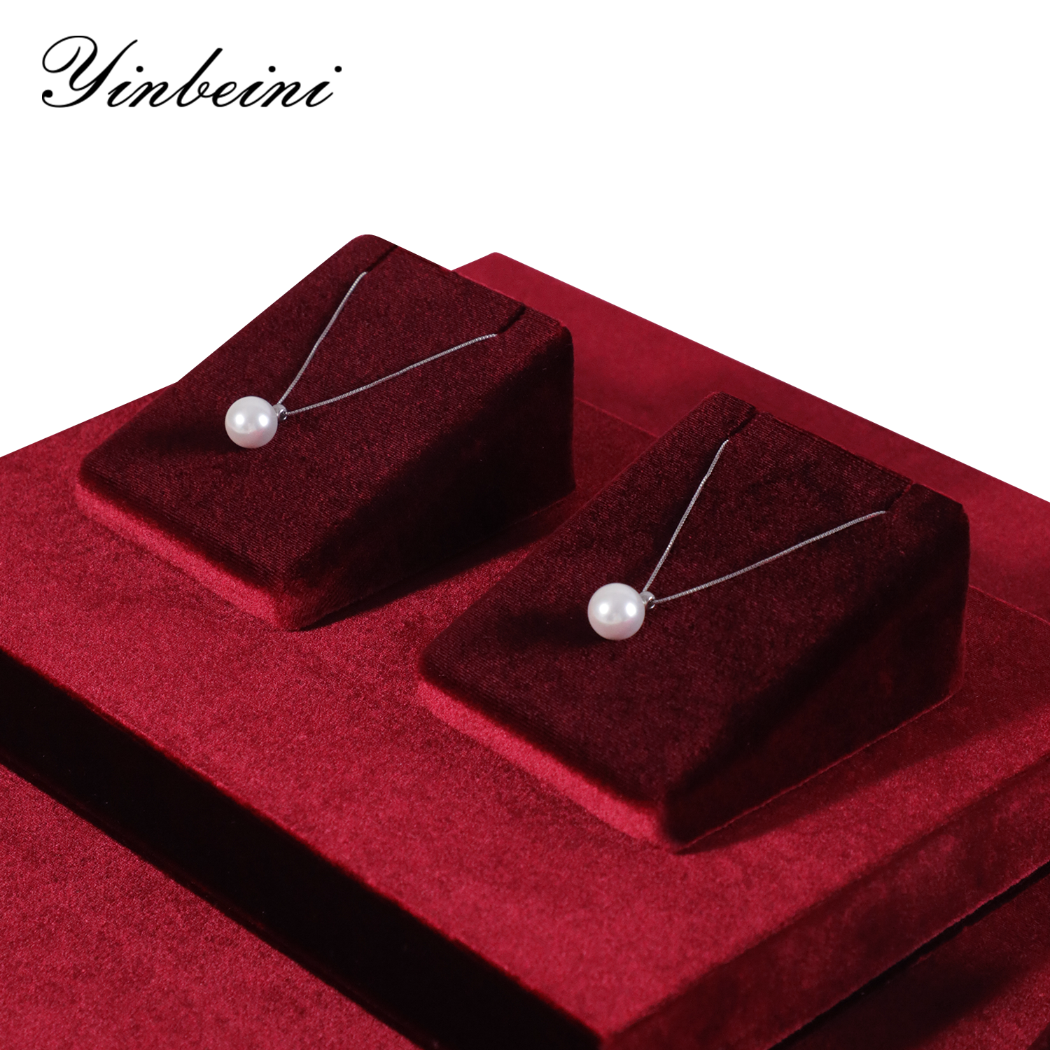Yinbeini High-End Velvet Pendant Necklace Display Stand Jewelry Display Props Jewelry Display Stand TB030