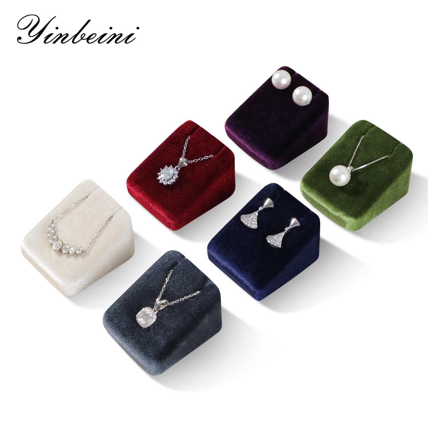 Yinbeini High-End Velvet Pendant Necklace Display Stand Jewelry Display Props Jewelry Display Stand TB030