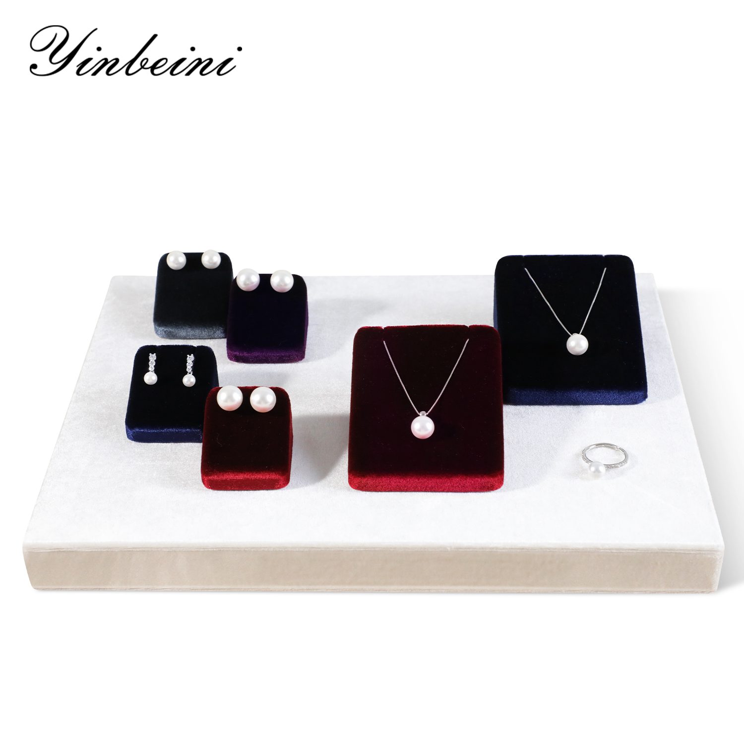 Yinbeini High-End Velvet Pendant Necklace Display Stand Jewelry Display Props Jewelry Display Stand TB030