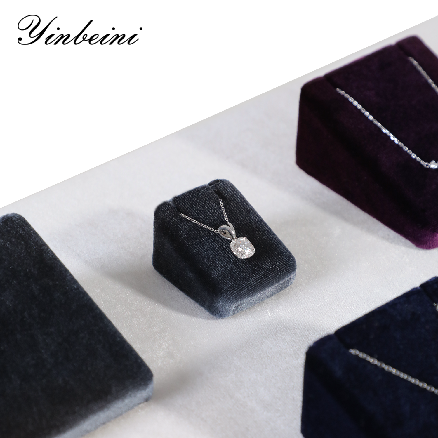 Yinbeini High-End Velvet Pendant Necklace Display Stand Jewelry Display Props Jewelry Display Stand TB030