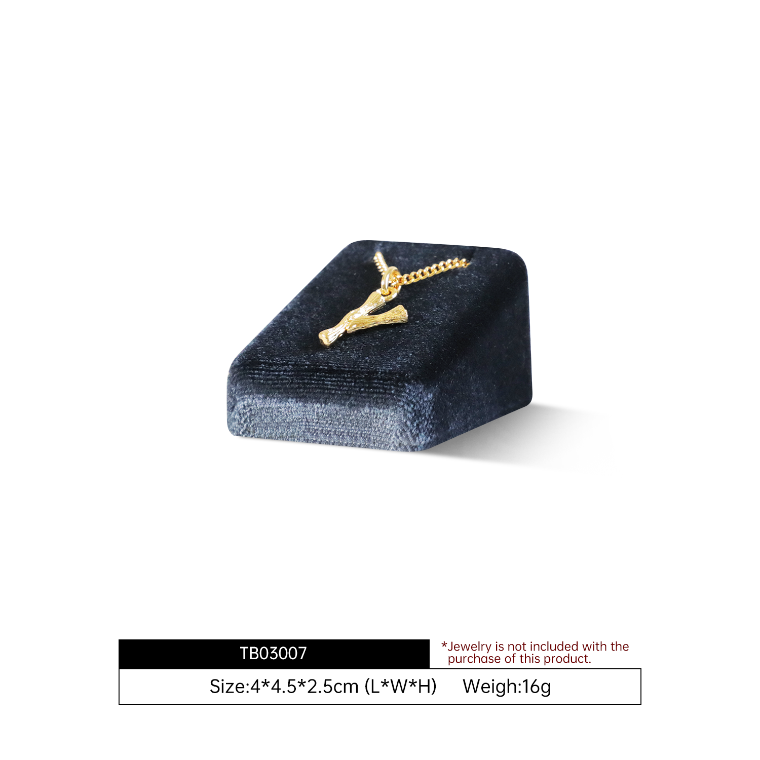Yinbeini High-End Velvet Pendant Necklace Display Stand Jewelry Display Props Jewelry Display Stand TB030