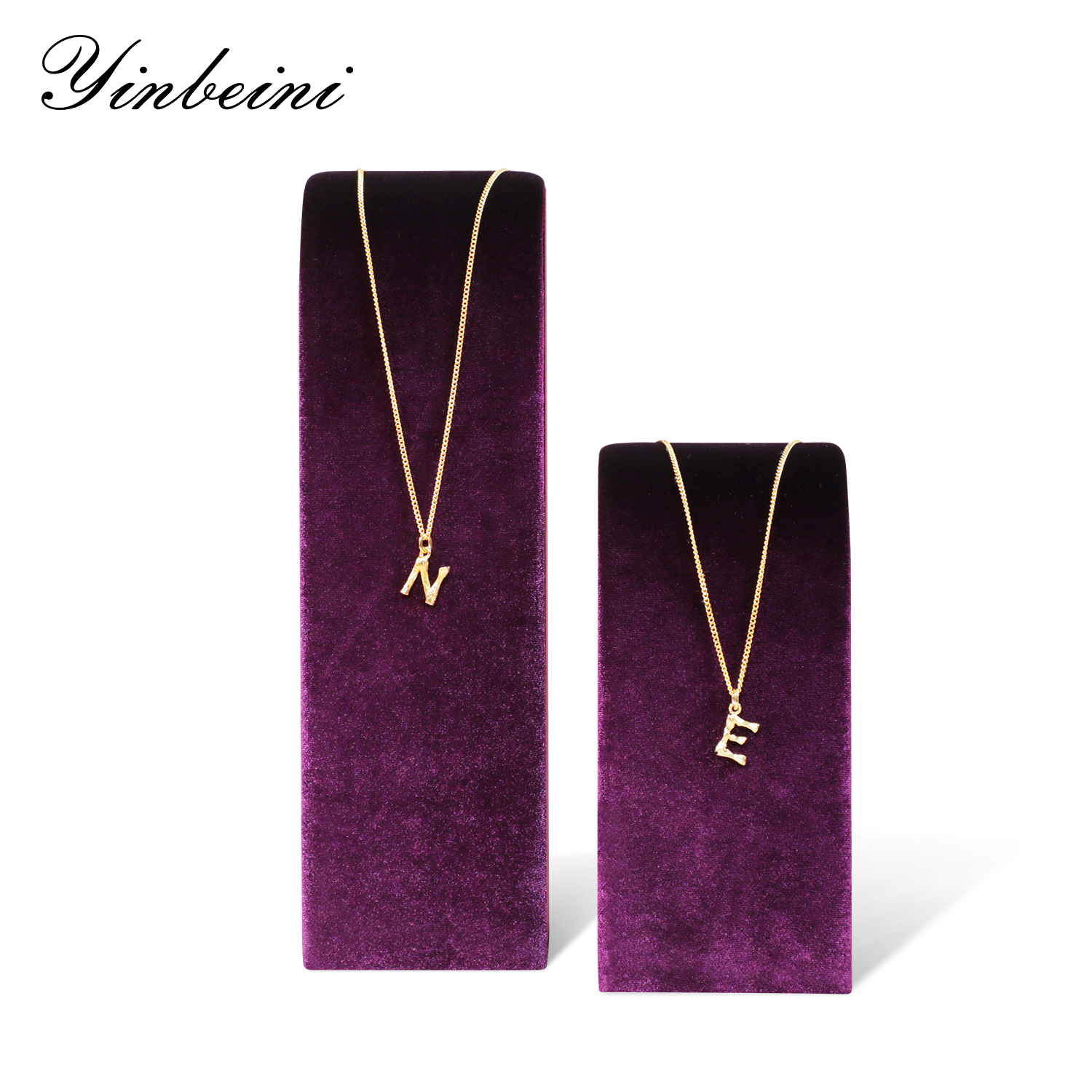 Yinbeini High-end Velvet Necklace Display Stand Jewelry Display Stand Store Display Props TB031