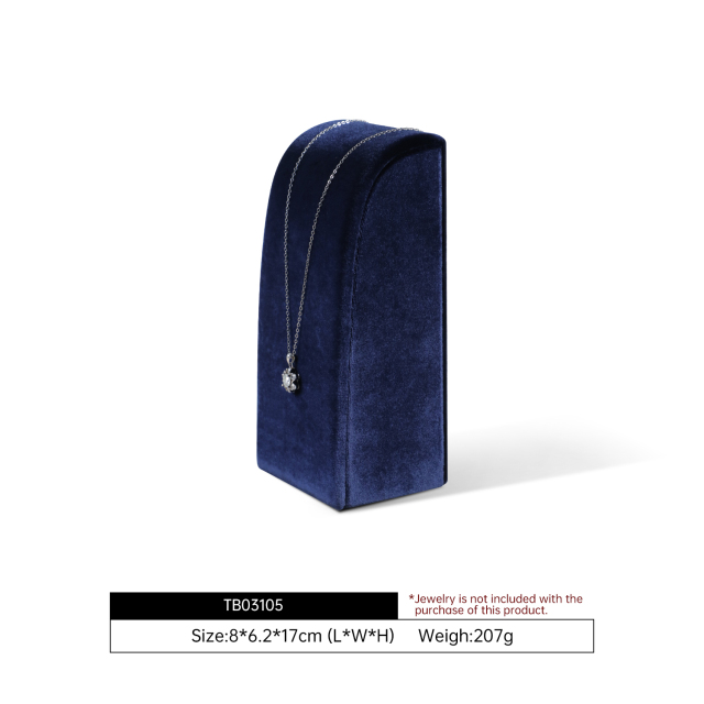 Yinbeini High-end Velvet Necklace Display Stand Jewelry Display Stand Store Display Props TB031