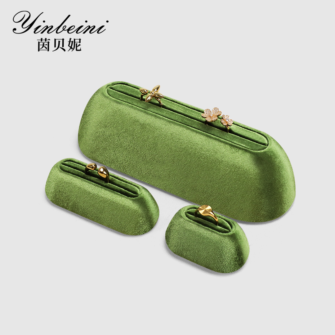 Yinbeini Velvet Ring Bracelet Display Stand for Retail Counters Durable and Reusable for Daily Jewelry Merchandising TB033