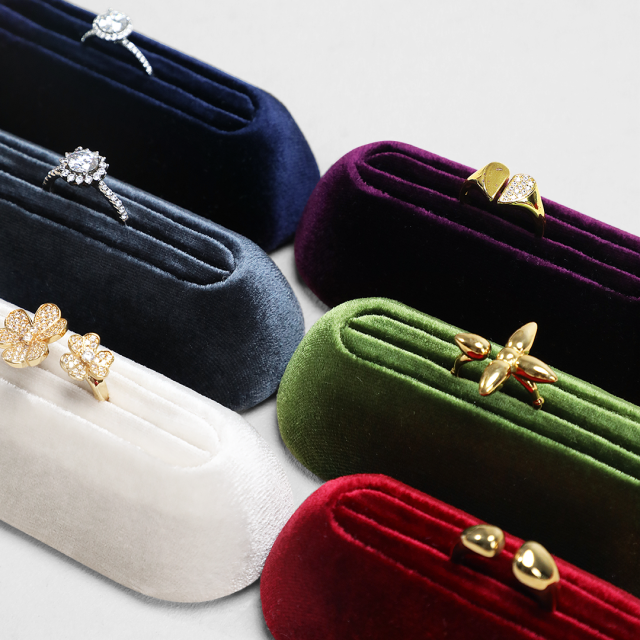 Yinbeini Velvet Ring Bracelet Display Stand for Retail Counters Durable and Reusable for Daily Jewelry Merchandising TB033