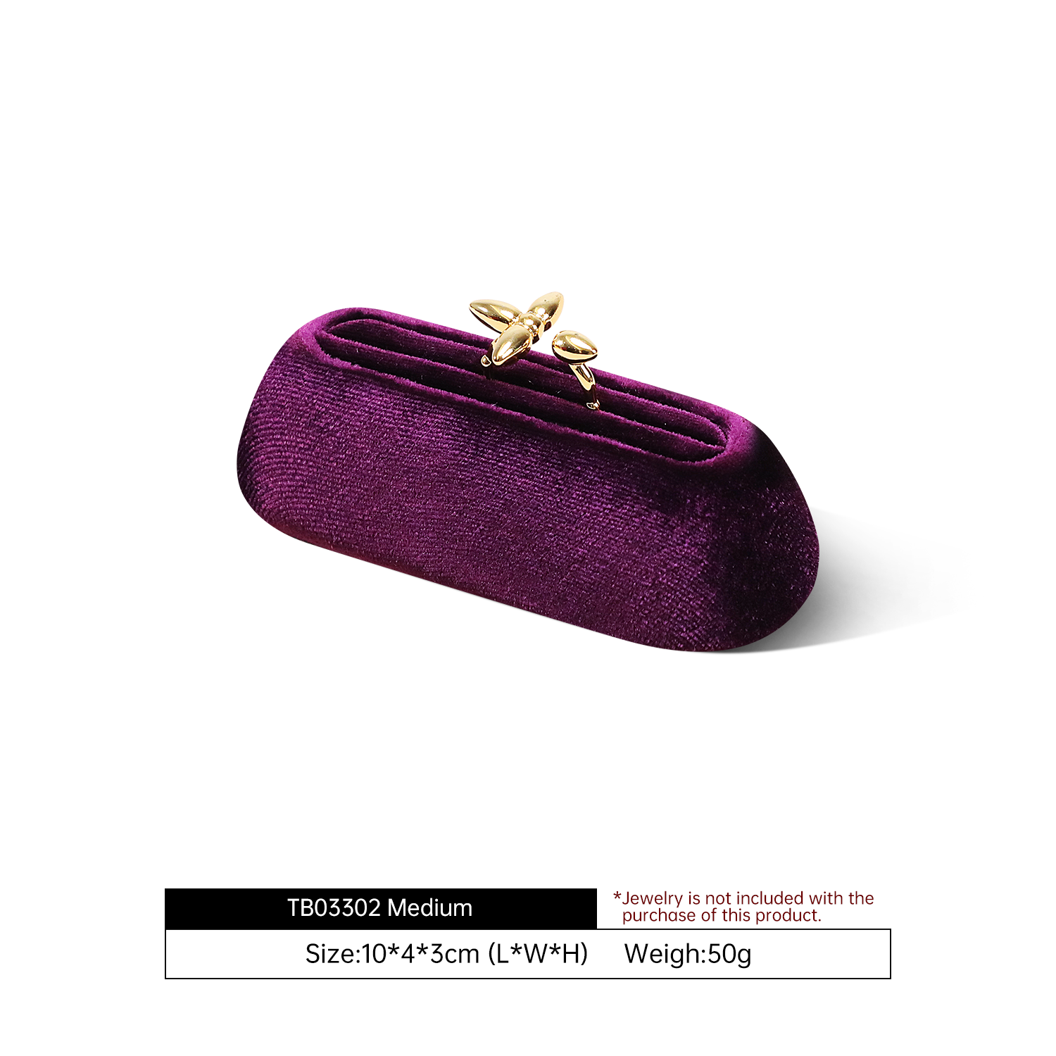 Yinbeini Velvet Ring Bracelet Display Stand for Retail Counters Durable and Reusable for Daily Jewelry Merchandising TB033