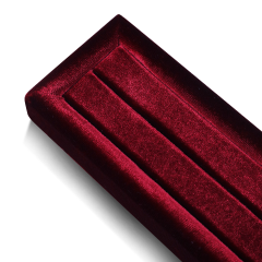 Yinbeini Velvet Ring Display Stand Single Row Ring Ear Stud Storage Organizer Jewelry Shop Showcase Props TB045