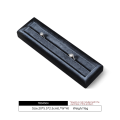 Yinbeini Velvet Ring Display Stand Single Row Ring Ear Stud Storage Organizer Jewelry Shop Showcase Props TB045