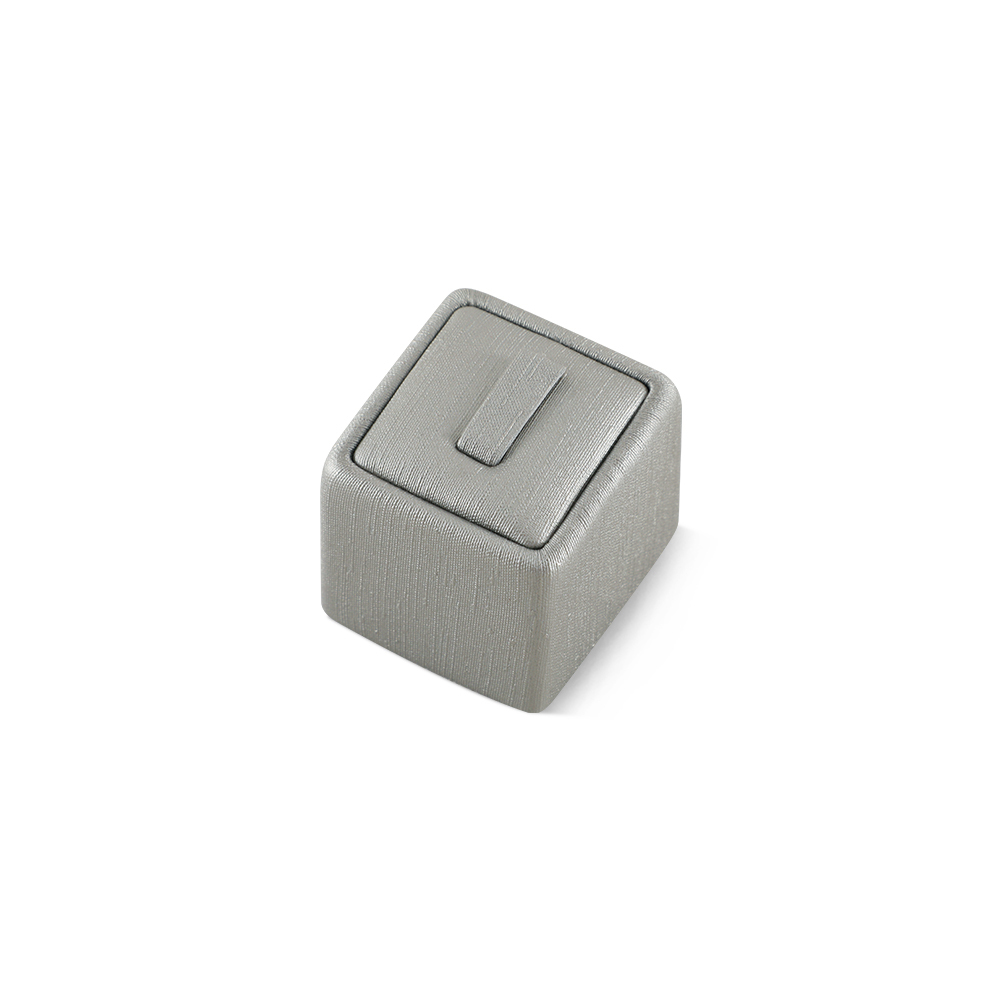 Yinbeini PU Leather Ring Necklace Earrings Storage Stand Gray  Jewelry Display Set Bangle Organizer Silver jeweler counter jewelry counter TT002