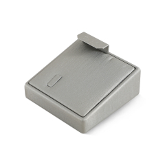 Yinbeini PU Leather Ring Necklace Earrings Storage Stand Gray  Jewelry Display Set Bangle Organizer Silver jeweler counter jewelry counter TT002