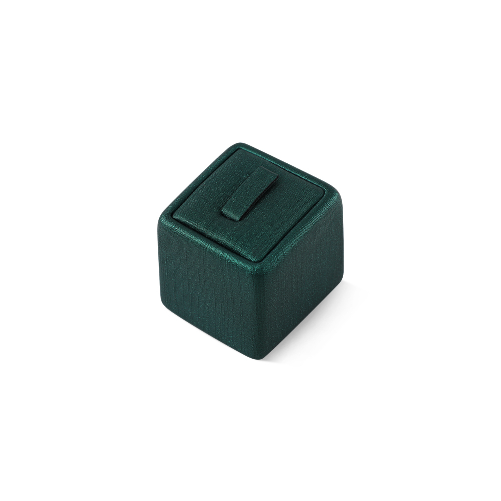 Yinbeini PU Leather Ring Earrings Necklace Storage Stand Dark Green Jewelry Accerssories Display Set Bangle Pendant Organizer TT004
