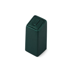 Yinbeini PU Leather Ring Earrings Necklace Storage Stand Dark Green Jewelry Accerssories Display Set Bangle Pendant Organizer TT004